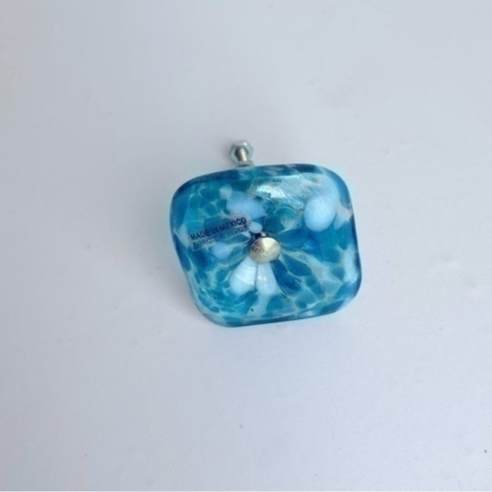 Discontinued Anthropologie glass knob blue